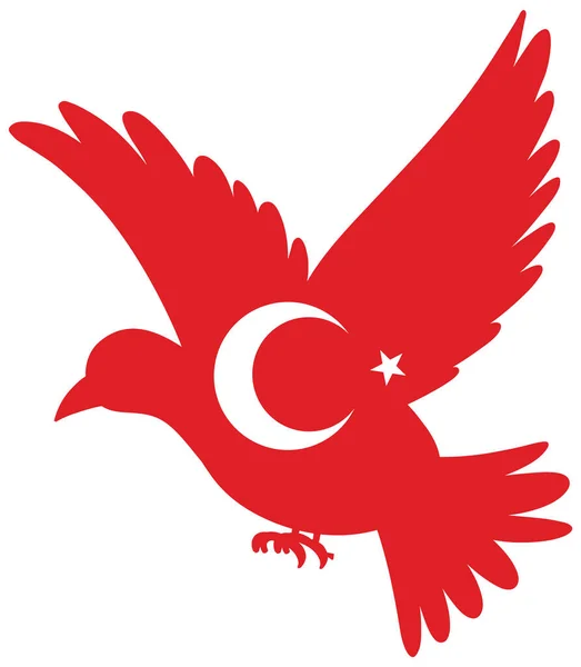 День Республіки Туреччина Символ — стоковий вектор