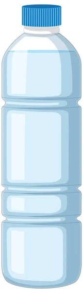 Eine Flasche Wasser Isolierte Illustration — Stockvektor