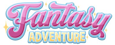 Bir zamanlar pankart tasarımı illüstrasyonu için zaman metni