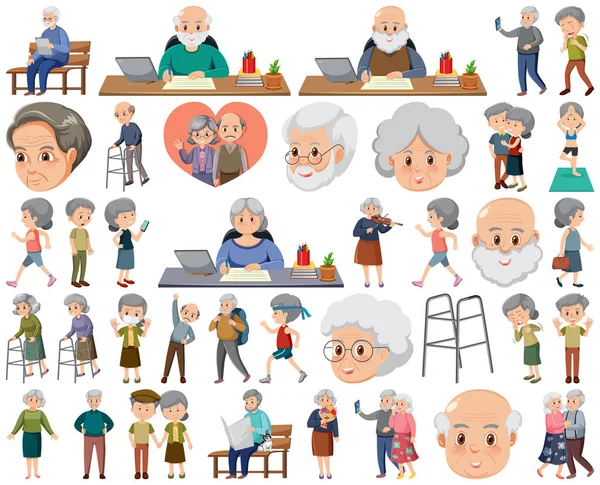 Yaşlıların koleksiyonu resim simgeleri