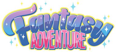 Bir zamanlar pankart tasarımı illüstrasyonu için zaman metni