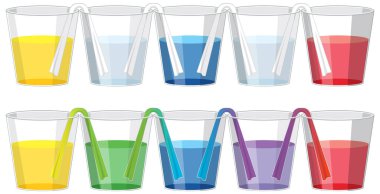 Yürüyen su bilimi deneyi çizimi