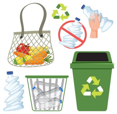 Save the earth graphics and icons collection illustration