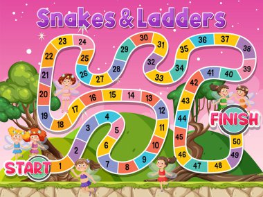 Çocuk tasviri için basit bir tahta oyunu