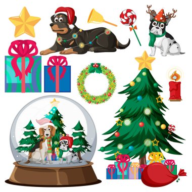 Noel elementi örnekleme seti