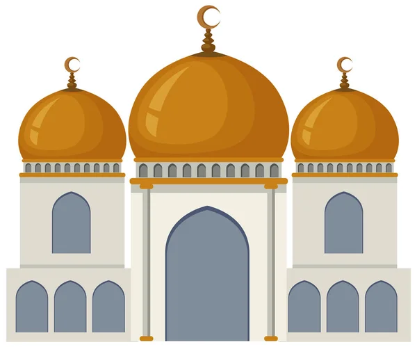 Приклад Будови Мечеті Vector Design — стоковий вектор