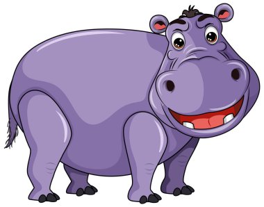 Çizgi Film Biçiminde Hippopotamus