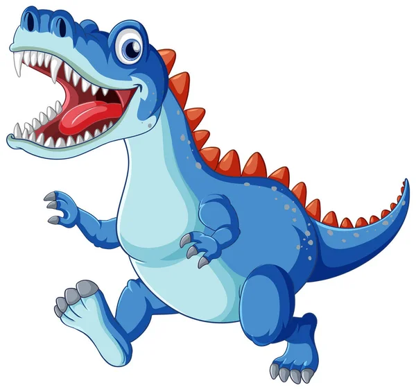 Fairy Tail Dinosaurier Cartoon Figur Illustration — Stockvektor