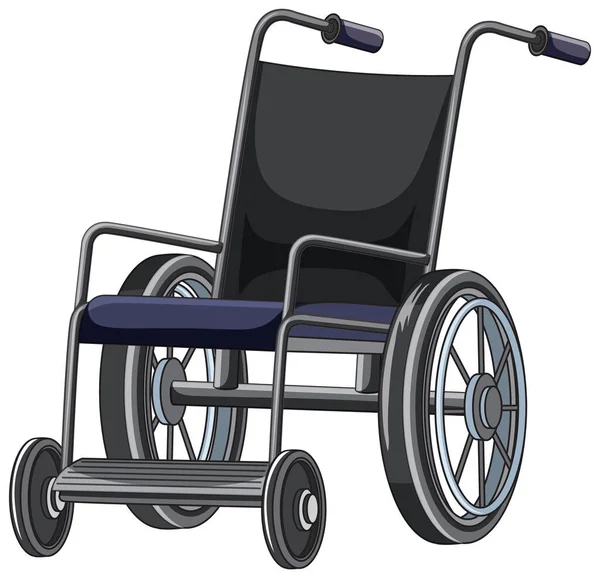 Isolated Wheelchair Simple Cartoon Illustration — Stock Vector