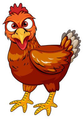 A Chicken Cartoon Character illustration