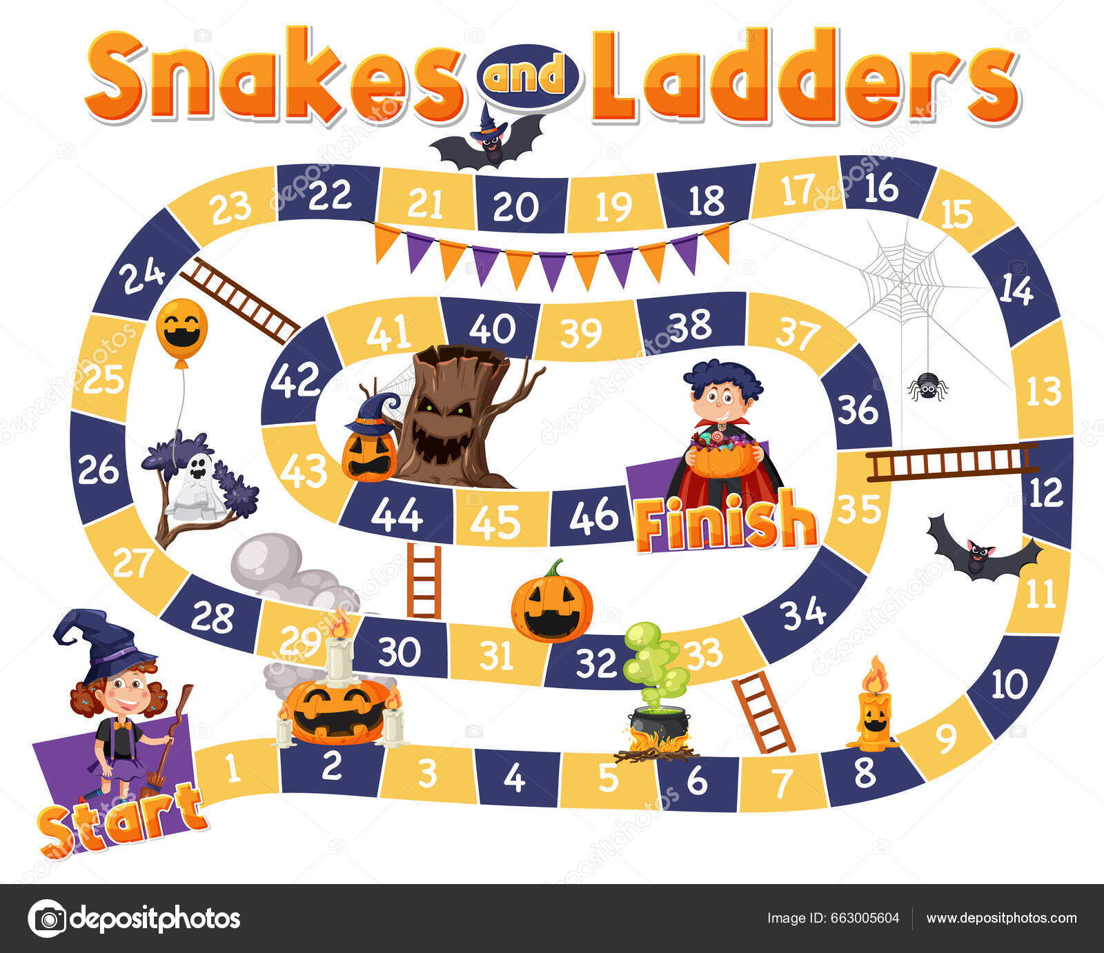 Jogo De Escada De Cobra Para Modelo Para Crianças Ilustração do Vetor -  Ilustração de serpente, kindergarten: 214149538