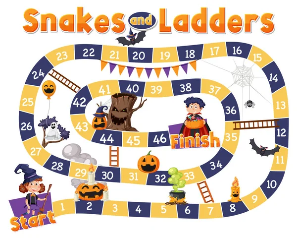 Jogo snake ladder com tema pastel de unicórnio