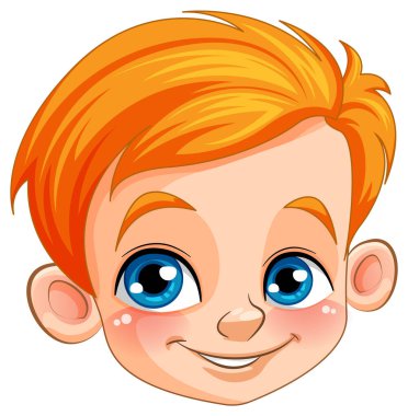 Tatlı beyaz çocuk izole edilmiş bir resimle karşı karşıya.