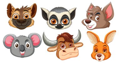 Anlamlı özellikleri olan altı sevimli hayvan yüzü