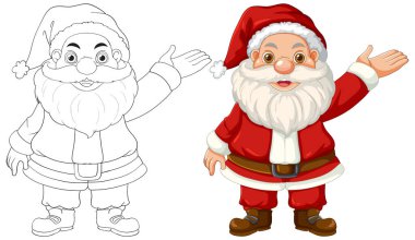 Noel Baba 'nın renk ve özet versiyonları