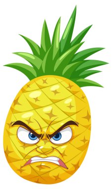 Kızgın suratlı bir ananas.