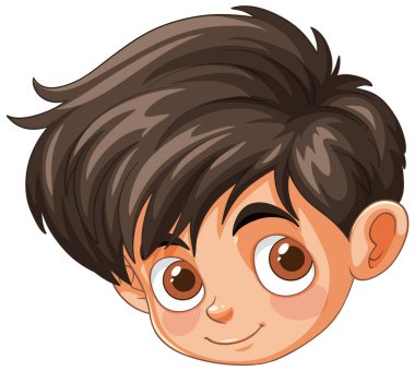 İri gözlü bir çocuğun resmi.