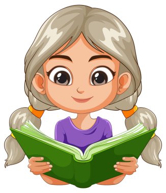 Kitaptan hoşlanan genç bir kız