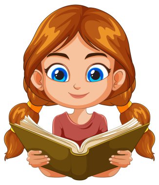 Kitaptan hoşlanan genç bir kız