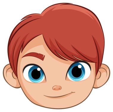 büyük mavi gözlü tatlı çocuk