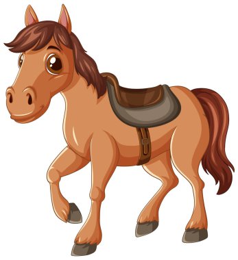 Eyeriyle çok güzel bir at resmi.