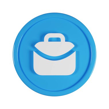 Evrak Çantası 2 İş Simgesi 3B Resim Hazırlama