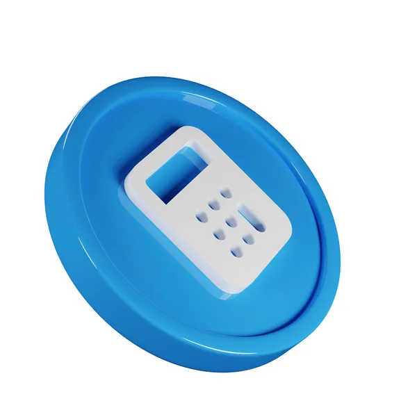 stock image Calculator Business Icon 3D Render Illustration