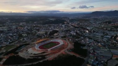 Hava Splendor: Da Lat Stadyumunun büyüleyici manzarası