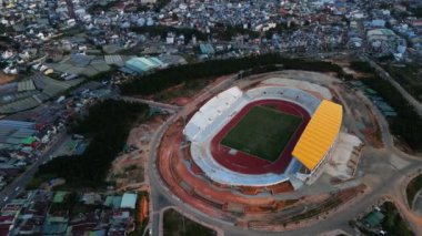 Hava Splendor: Da Lat Stadyumunun büyüleyici manzarası