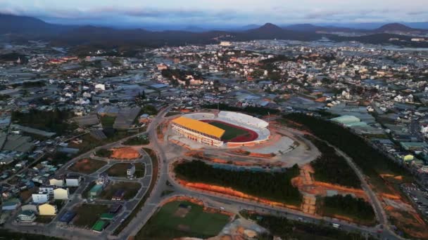 Aerial Splendor Captivating Views Lat Stadium — Αρχείο Βίντεο