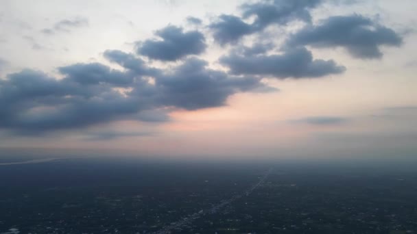 Orizzonti Celesti Accattivante Tien Giang Cielo Paesaggi Nuvolosi Timelapse — Video Stock