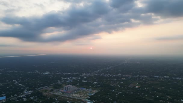 Himmlische Horizonte Fesselnder Tien Giang Himmel Und Wolken — Stockvideo