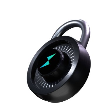 Beyaz arkaplanda THORChain simgesini kilitle