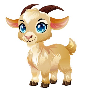 Sevimli keçi çizgi film karakterleri