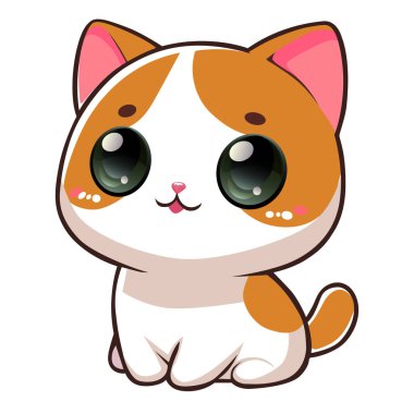 turuncu kedi bebek şirin mutlu.