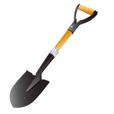 bahçe kepçesi gerçekçi biçim vektör illüstrasyonu 10 dosya götürdü 