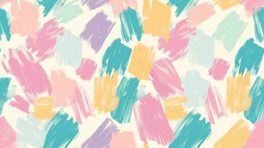  Asgari pastel renklendirilmiş, çirkin sanatsal deseni olan kusursuz geometrik desen.