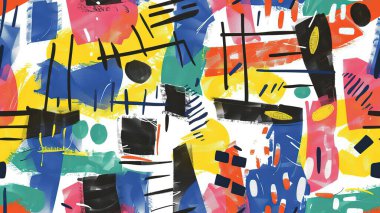 İşaretleyici kusursuz desen soyut arkaplan rengarenk parlak parlak ton, özgürlük eğlence liberal konsept, geometrik desen grungy artistik tasarım