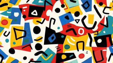 İşaretleyici kusursuz desen soyut arkaplan rengarenk parlak parlak ton, özgürlük eğlence liberal konsept, geometrik desen grungy artistik tasarım