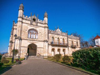 Dadiani Palace in Zugdidi, Georgia. State Historical-Architectural Museum, historical ancient building mansion or castle protect by unesco.