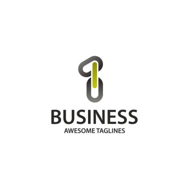 soyut bağlantı logosu. İş verileri, teknoloji veya bağlantı logosu için iyi bir logo