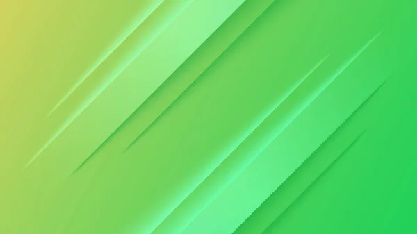 Grön Lutning Diagonal Rand Med Ljus Skugga Bakgrund — Stock vektor
