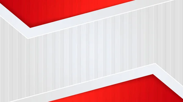 Kırmızı Beyaz Modern Arkaplan Tasarımı — Stok Vektör