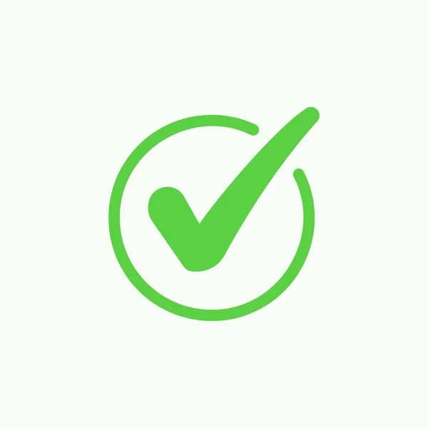 Tick Check Mark Icon Symbol — Stock Vector
