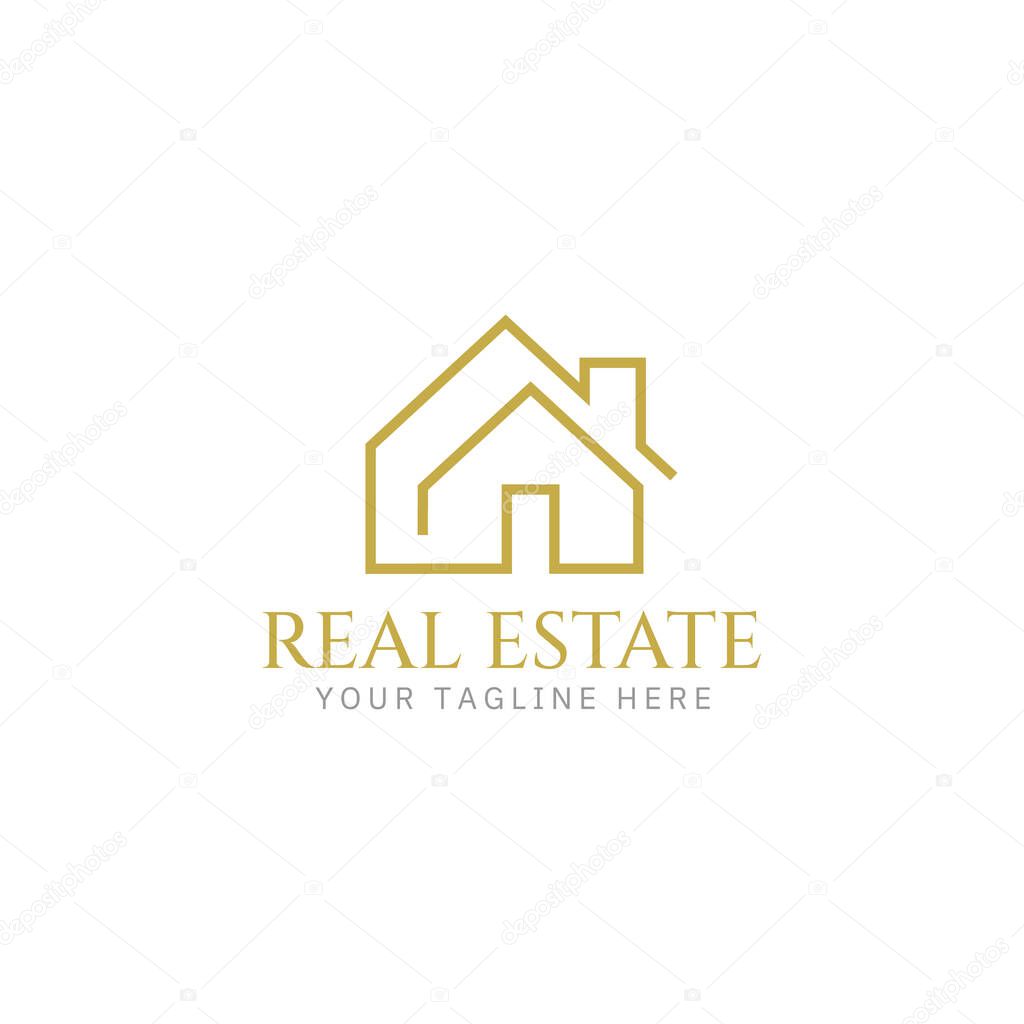 Real estate luxury logo design
