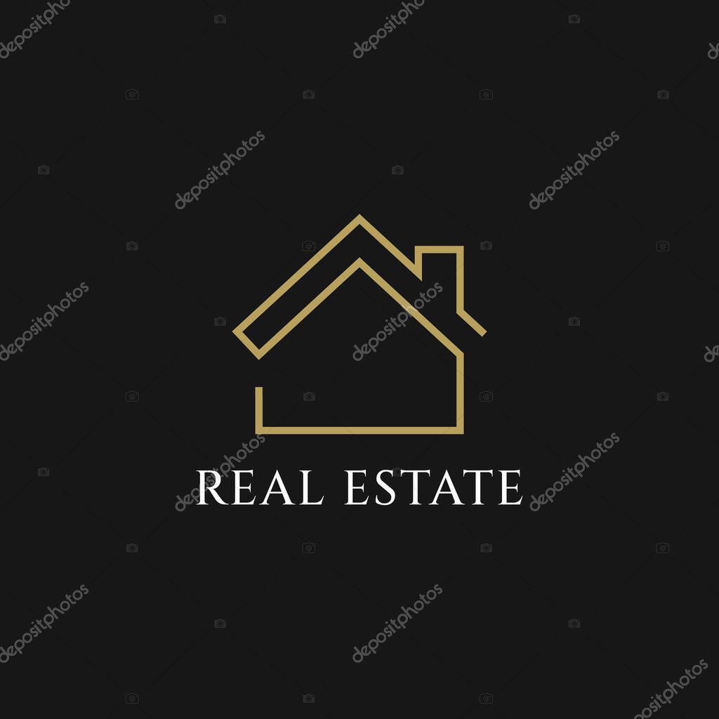 Real estate luxury logo design