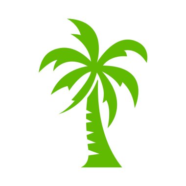 Palmiye ağacı illüstrasyon tasarımı