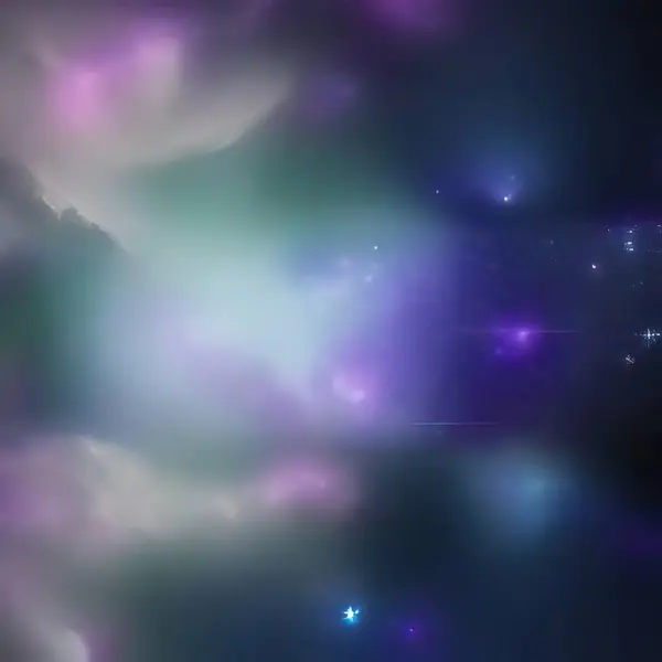 Nebulosa Spase Stelle Colorate — Foto Stock