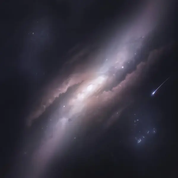 Nebulosa Espaciadora Estrellas Colores — Foto de Stock