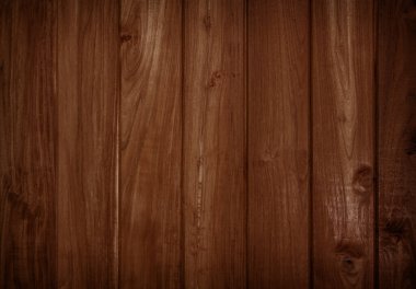 Duvarın dikişsiz eski kahverengi ahşap dokusu. Eskimiş koyu ahşap meşe desenli kırsal grunge. Ahşap kareli mobilyalarla dekoratif yüzey tahtası deseni tasarla.